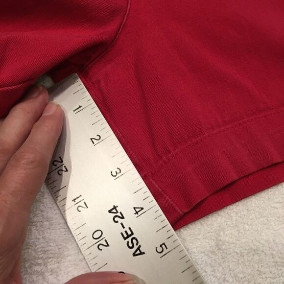 6 M Lee just below the waist 6M rust colored shorts - Picture 5 of 6